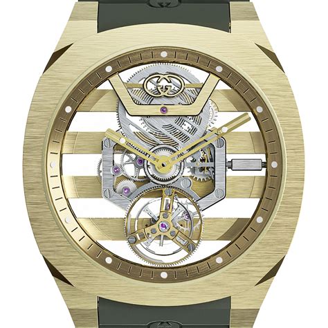 gucci 25h review|gucci 25h skeleton tourbillon.